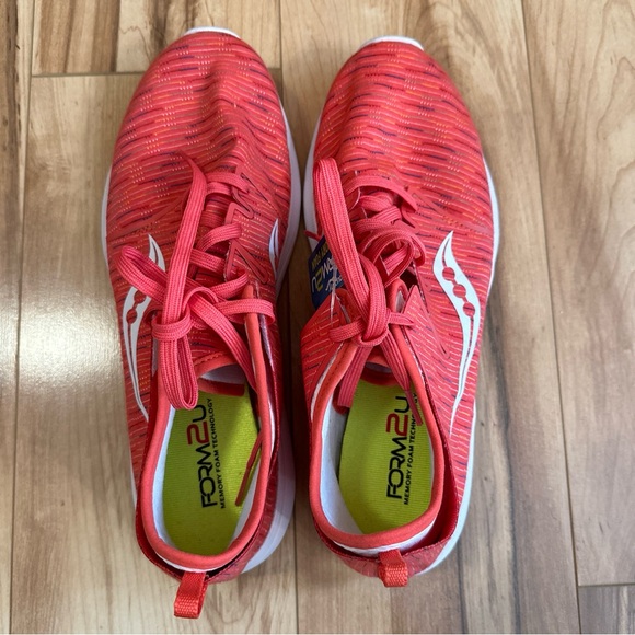 Saucony Eros Women’s Sneaker - Size 12 - Coral Multi - NEW - Picture 6 of 10